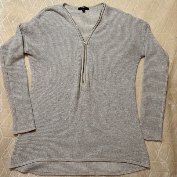 Dynamite Tops - Dynamite Long Sleeve Zippered Top - Size x-small